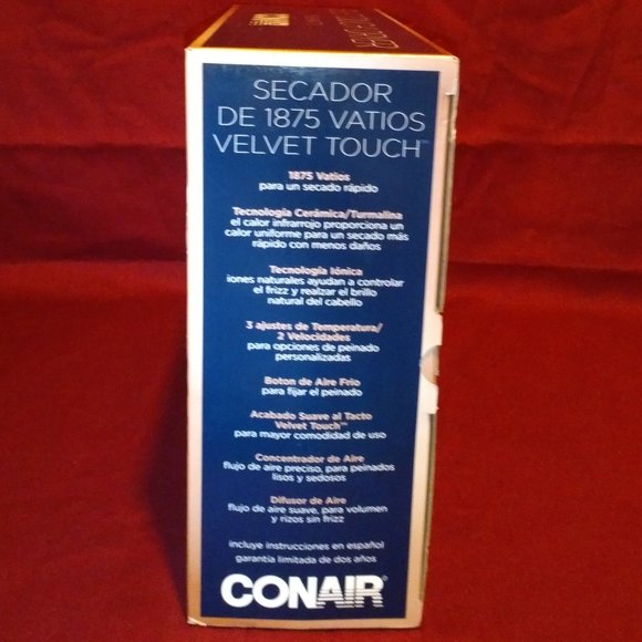 Conair Hair Dryer Soft Met 1875 Watt Styler - Picture 4 of 10